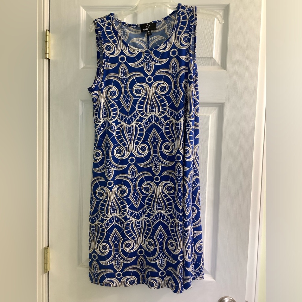 Summer sleeveless knit dress